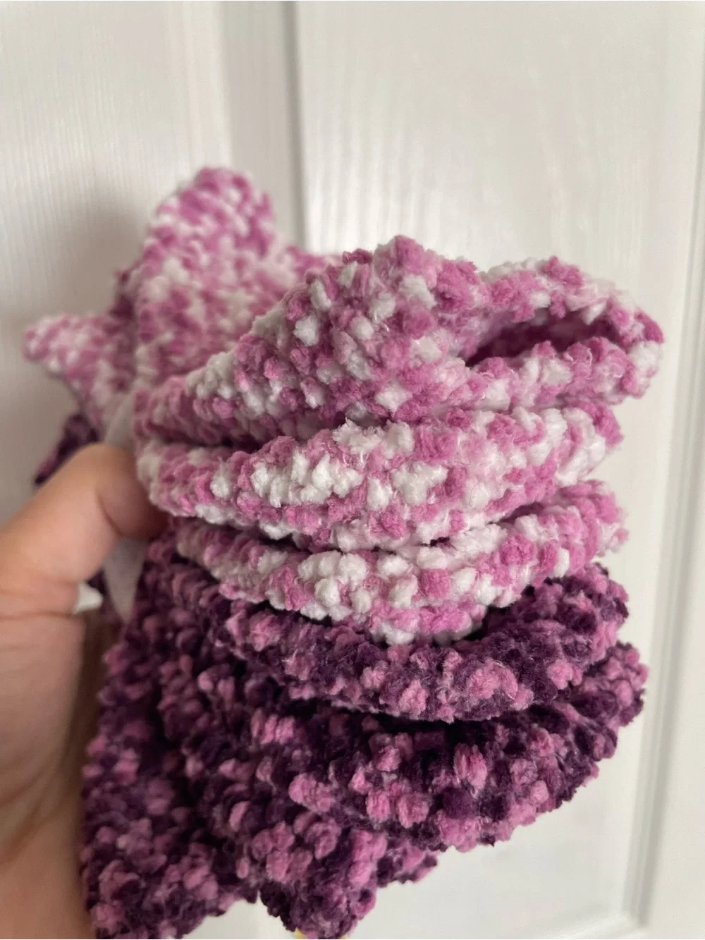 NWT esmara Ladies' 4.5-7 size Cozy Plush Socks - Pink & Purple
